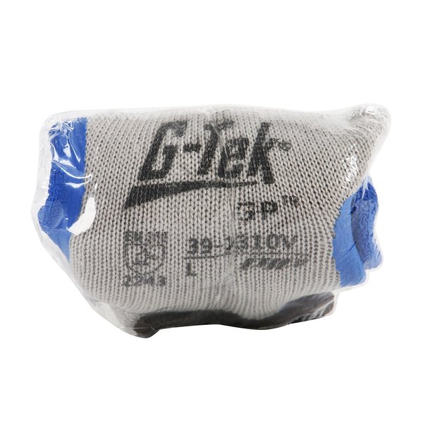 Pip Seamless Knit Cotton / Polyester Glove with Latex Coated Crinkle Grip on Palm & Fingers - 39-1310V/S